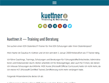 Tablet Screenshot of kuettner.it